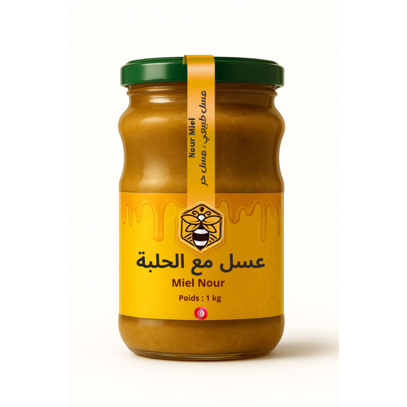 عسل مع الحلبة