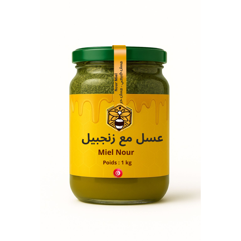 عسل مع الزّنجبيل